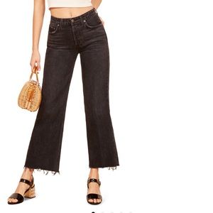 Reformation High Waist Crop Jeans
